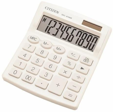 Calcolatrice Citizen SDC-810NR Bianco