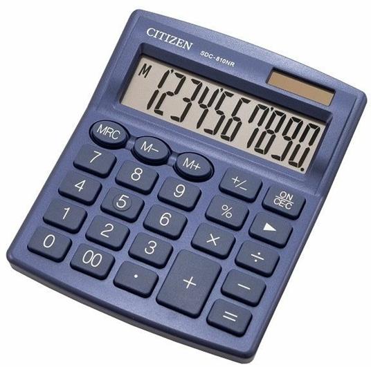 Calcolatrice Citizen SDC-810NR Blu