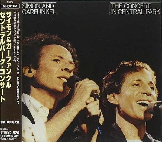 Concert in Central Park - CD Audio di Simon & Garfunkel