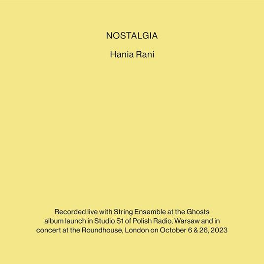 Nostalgia - CD Audio di Hania Rani