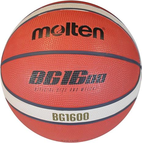 Pallone Mini Basket 5 Molten B5G1600 blu o arancio - 2