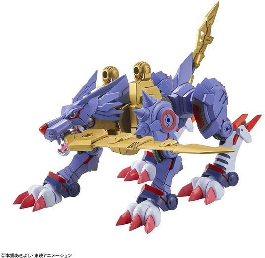 Figure Rise Digimon Metal Garurumon Ampl - 4