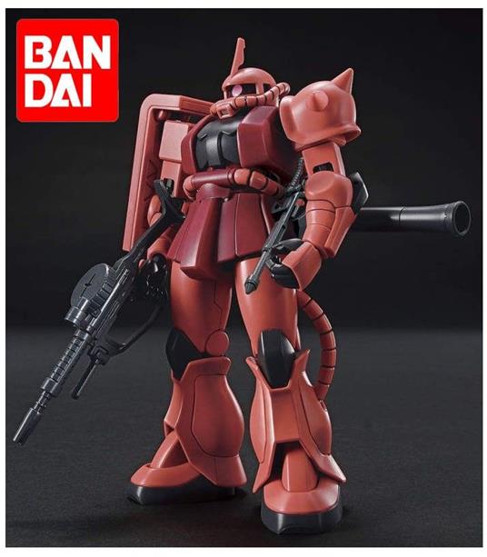 Bandai Model Kit Gundam Hg Zaku Ii Ms 06s Char Sc 1/144 Gunpla New!