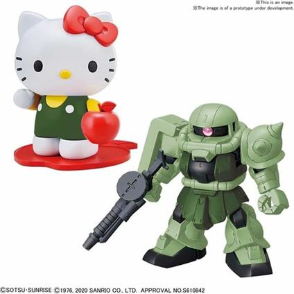 Bandai Hobby Hello Kitty / Zak Ii [Sd Gundam Cross Silhouette]