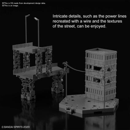 CUSTOMIZE SCENE BASE CITY AREA VER MODEL KIT BANDAI MODEL KIT
