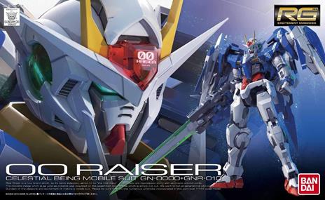 Bandai Real Grade RG 1/144 Mobile Suit Gundam GN-0000+GNR-010 00 Raiser - 4