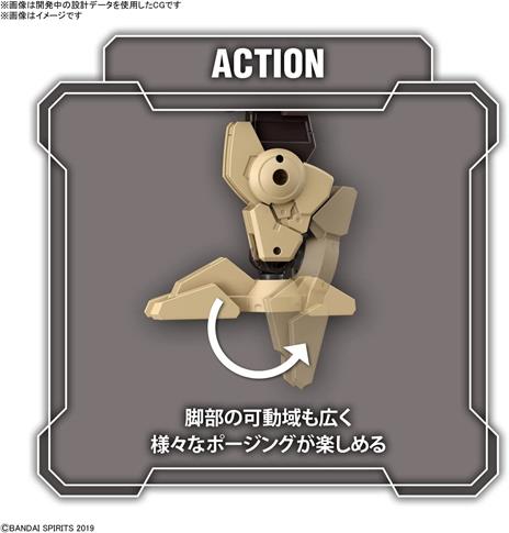30MM BEXM-29 GARDONOVA BROWN 1/144 MODEL KIT BANDAI MODEL KIT - 6