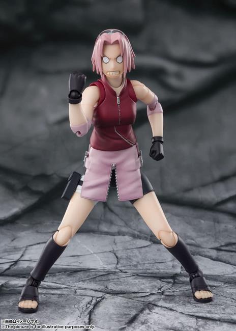 Naruto Shippuden S.H. Figuarts Action Figure Sakura Haruno -Inheritor of Tsunade's indominable will- 14 cm - 4