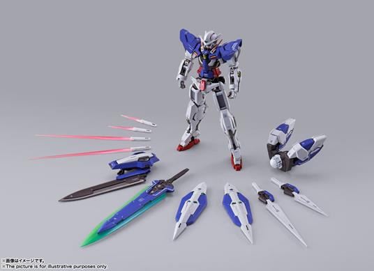 Mobile Suit Gundam 00 Revealed Chronicle Metal Build Diecast Action Figura Gundam Devise Exia 18 Cm Bandai Tamashii Nations - 4
