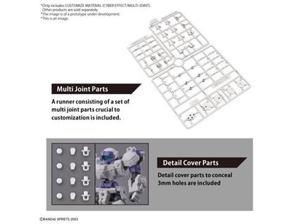 30Mm Custom Mat Cyber Effect/Multi Joint Model Kit Bandai Model Kit