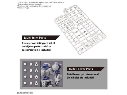 30Mm Custom Mat Cyber Effect/Multi Joint Model Kit Bandai Model Kit