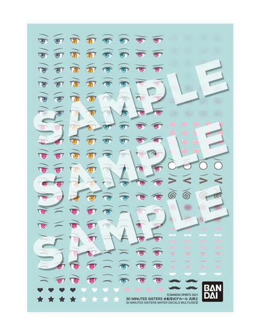 30MS WATER DECALS MULTIUSE 2 MODEL KIT BANDAI MODEL KIT