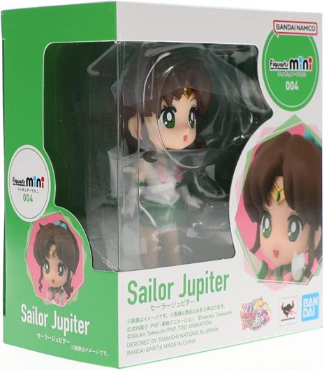 Sailormoon Sailor Jupiter Fig Mini Rerun Action Figura Bandai - 3