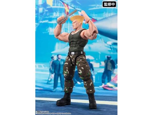 Street Fighter S.h. Figuarts Action Figura Guile -outfit 2- 16 Cm Bandai Tamashii Nations