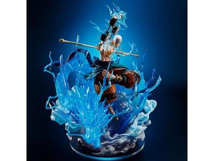 One Piece Figuartszero Extra Battle Pvc Statua Eneru -sixty Million Volt Fulminedragon- 32 Cm Bandai Tamashii Nations
