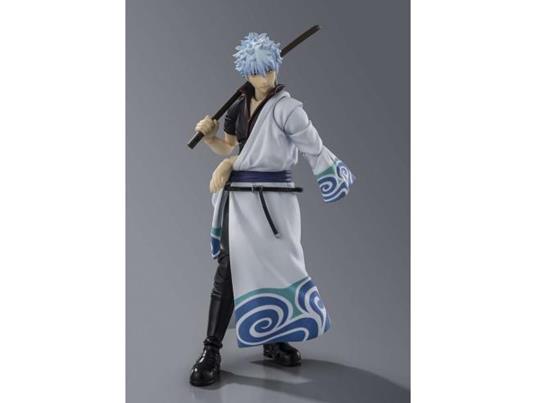Gintama Sakata Gintoki Shf Action Figura Bandai