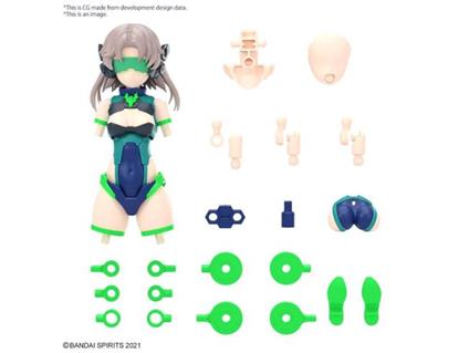 30MS OPT PTS SET 14 SPOTTER COSTUME CL B Model Kit Bandai Model Kit Gunpla