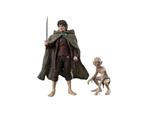 Il Signore Degli Anelli S.h. Figuarts Action Figures Frodo Baggins & Gollum Bandai Tamashii Nations