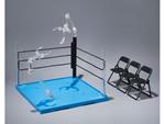 Tamashii Stage Action Figura Accessory Act Ring Corner & Folding Chair Set Neutral Ver. Bandai Tamashii Nations