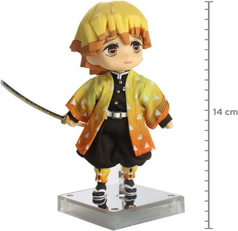 Demon Slayer: Kimetsu No Yaiba Nendoroid Bambola Action Figura Zenitsu Agatsuma 14 Cm Good Smile Company - 2