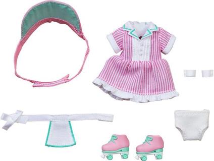 Original Character Parts For Nendoroid Bambola Figures Outfit Set: Diner - Girl (Pink) Good Smile Company
