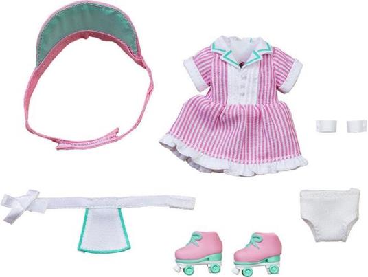 Original Character Parts For Nendoroid Bambola Figures Outfit Set: Diner - Girl (Pink) Good Smile Company
