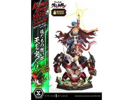 Gurren Lagann Ultimate Premium Masterline Series Statua 1/4 Kamina, Simon & Yoko Con Lagann Deluxe Bonus Version 97 Cm Prime 1