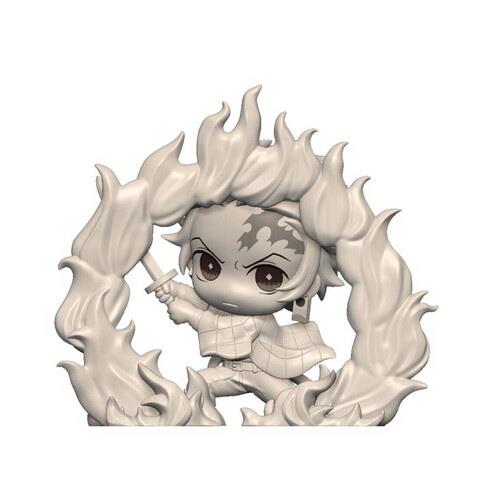 Demon Slayer: Kimetsu No Yaiba Hold Pvc Statua Kamado Tanjiro 8 Cm Furyu