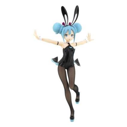 Hatsune Miku Bicute Bunnies Pvc Statua Hatsune Miku Black Ver. 30 Cm Furyu