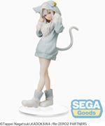 Re:zero Starting Life In Another World Spm Pvc Statua Emilia The Great Spirit Puck 21 Cm Sega