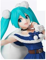 Sega Spm Pvc Statue Hatsune Miku Christmas 2020 Blue Ver. 22 Cm  Figure New!!