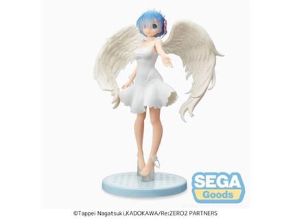 Re: Zero Starting Life In Another World Spm Pvc Statua Rem Demon Angel Ver. 21 Cm Sega