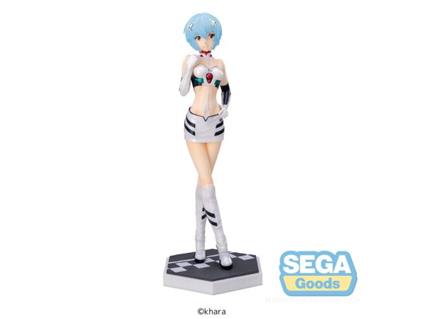 Evangelion Luminasta Pvc Statua Evangelion Racing Rei Ayanami Pit Walk 21 Cm Sega