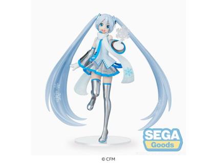 Hatsune Miku Luminasta Pvc Statua Snow Miku Sky Town Ver. 22 Cm Sega
