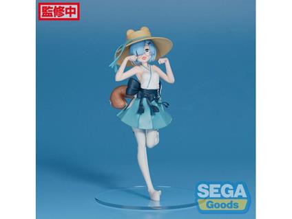 Re:zero Starting Life In Another World Luminasta Pvc Statua Rem Pom Poko Raccoon Dog 18 Cm Sega