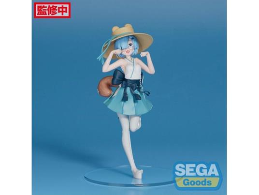 Re:zero Starting Life In Another World Luminasta Pvc Statua Rem Pom Poko Raccoon Dog 18 Cm Sega