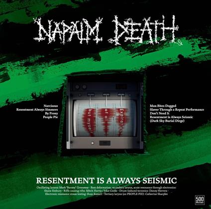 Resentment Is Always Seismic - A Final Throw Of Throes - CD Audio di Napalm Death