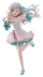 Idolmaster Cinderella Girls Pvc Statua 1/7 Hisakwa Hayate O-ku-ri-mo-no Sunday! 21 Cm Plum