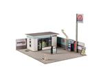Original Illustration 1/64 Paper Model Kit 1/64 Gas Station 11 Cm (re-run) Plum