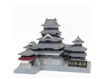 Original Illustration Plastica Kit National Treasure Matsumoto Castle (third-run) 18 Cm Plum