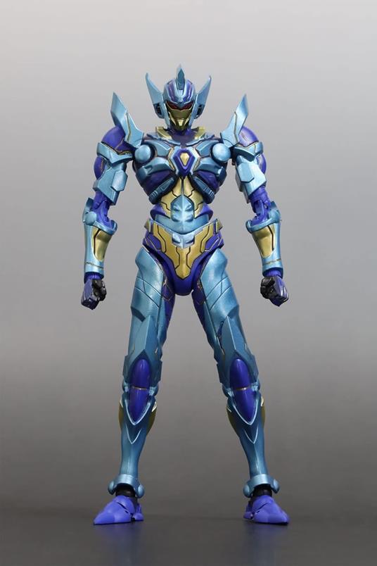 Evolution Toy Hero Action Figure SSSS.Dynazenon Gridknight Rising Blue Version - 3