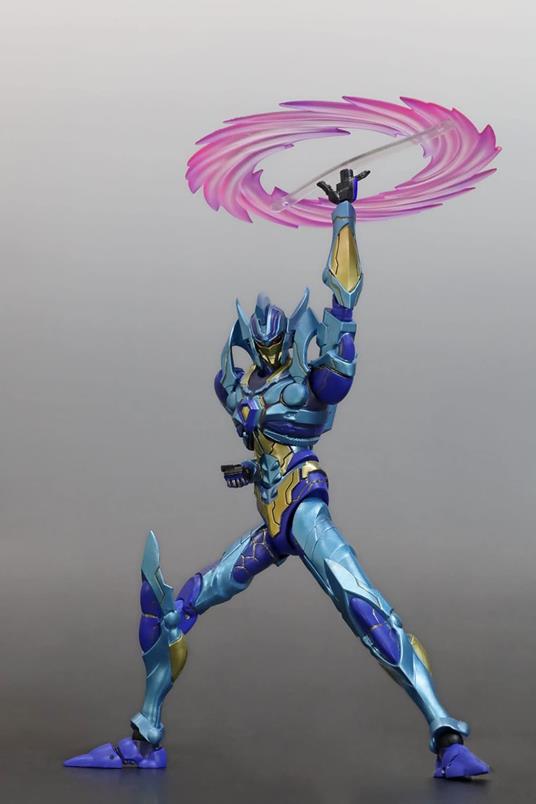 Evolution Toy Hero Action Figure SSSS.Dynazenon Gridknight Rising Blue Version - 5