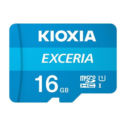 Kioxia Exceria memoria flash 16 GB MicroSDHC Classe 10 UHS-I