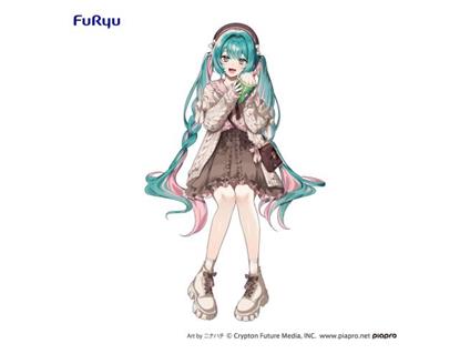 Hatsune Miku Noodle Stopper Pvc Statua Autumn Date 16 Cm Furyu