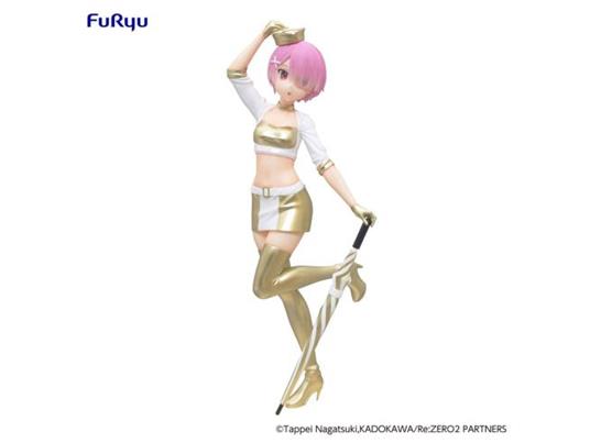 Re:zero Starting Life In Another World Trio-try-it Pvc Statua Ram Grid Girl 21 Cm Furyu
