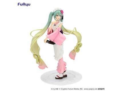Hatsune Miku Exceed Creative Pvc Statua Matcha Green Tea Parfait Cherry Blossom Ver. 20 Cm Furyu