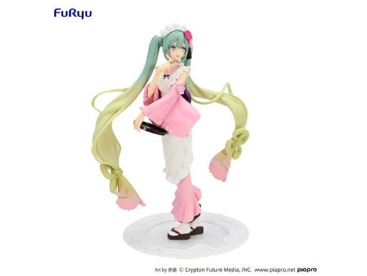 Hatsune Miku Exceed Creative Pvc Statua Matcha Green Tea Parfait Cherry Blossom Ver. 20 Cm Furyu