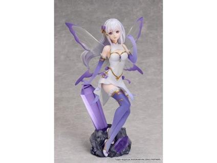 Re:zero Starting Life In Another World Pvc Statua 1/7 Emilia Jewel Princess 24 Cm Elcoco