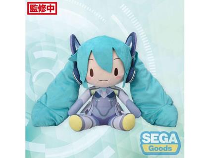 Character Vocal Series 01: Hatsune Miku Fuwa Petit Peluche Figura Hatsune Miku Miku Con You 2024 Ver. Ll 40 Cm Sega