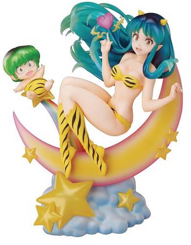 Urusei Yatsura Pvc Statua 1/7 Lum & Ten Box Cafe & Space Collaboration20 Cm Design Coco